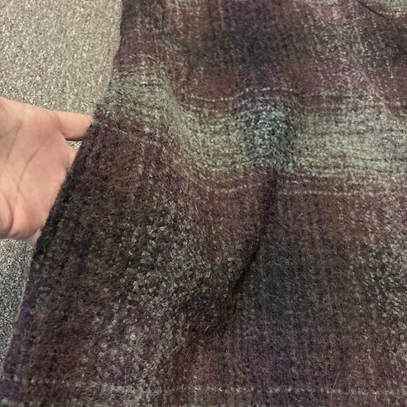 Kim Bernardin Paris Dress Medium Black Wool Blend A-Line Wide Knit - Picture 8 of 12